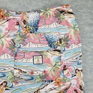 Tommy Bahama Paradise Nation Mens 2XL Swim Trunks Shorts Hawaiian Hula Girls